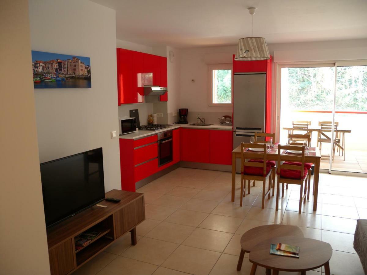 Hendaye- T2 3*-Wifi-350M Plage-Terrasse-Garage Exterior foto